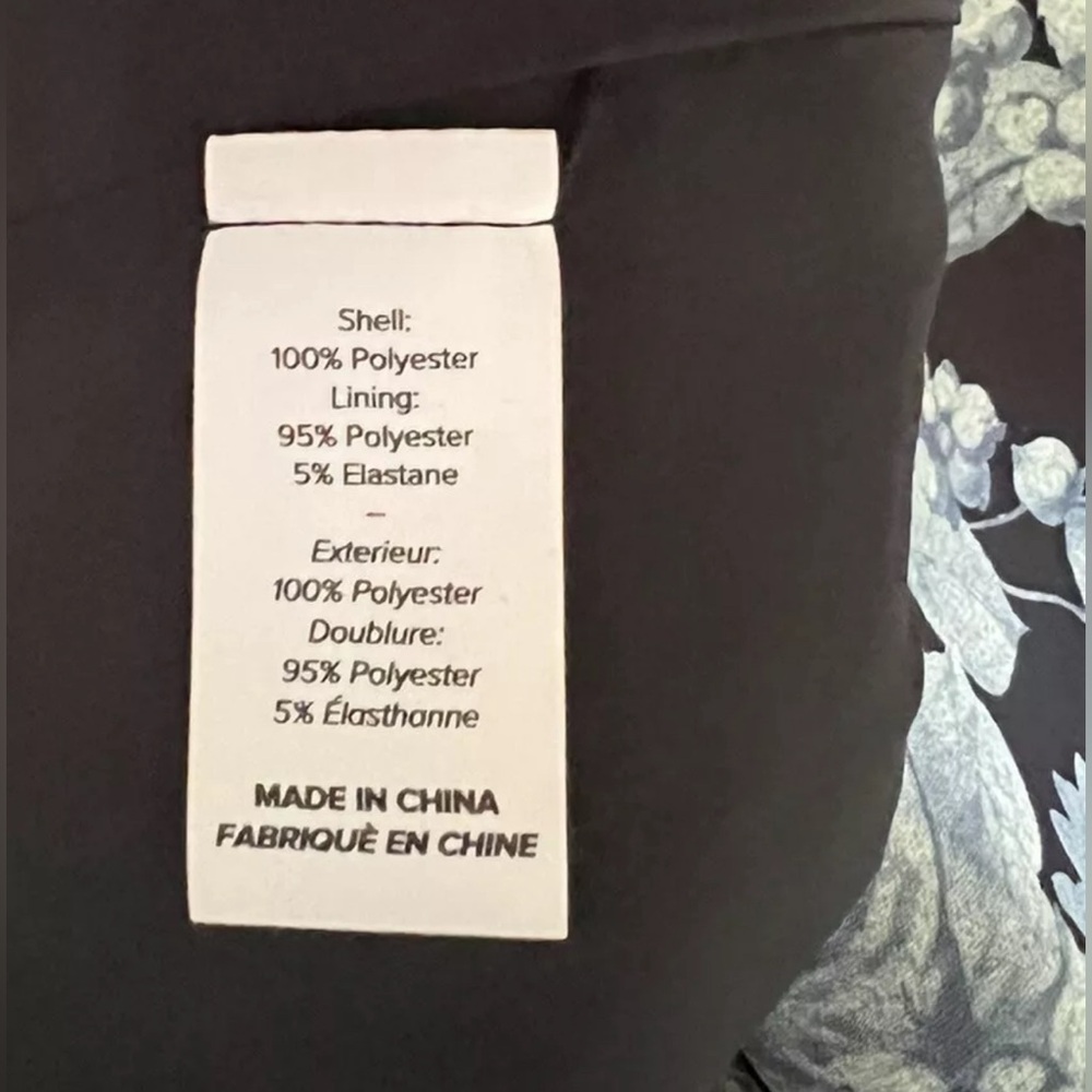 New Cinq a Sept Cheyenne Floral-Print Blazer In Slate Multi Size 8 - Picture 9 of 9